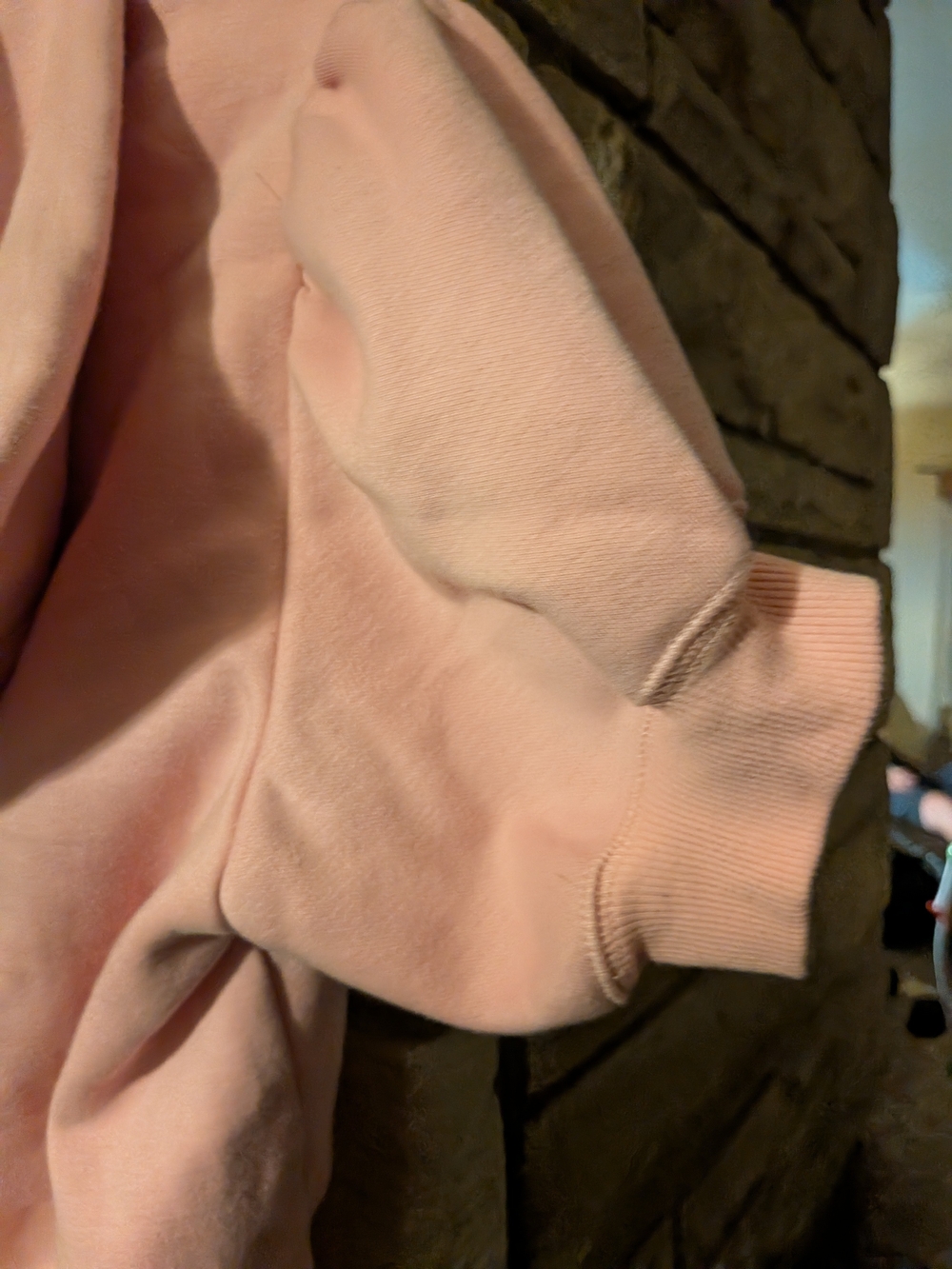 SKIMS Pink Cotton-Fleece Bubble Sleeve Medium - Picture 5 of 7